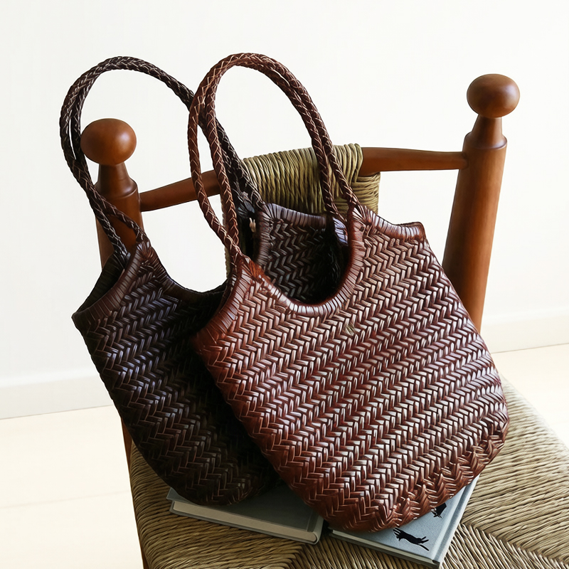 Luxury Bags Of 2026 - Borse Tote in Pelle Intrecciata a