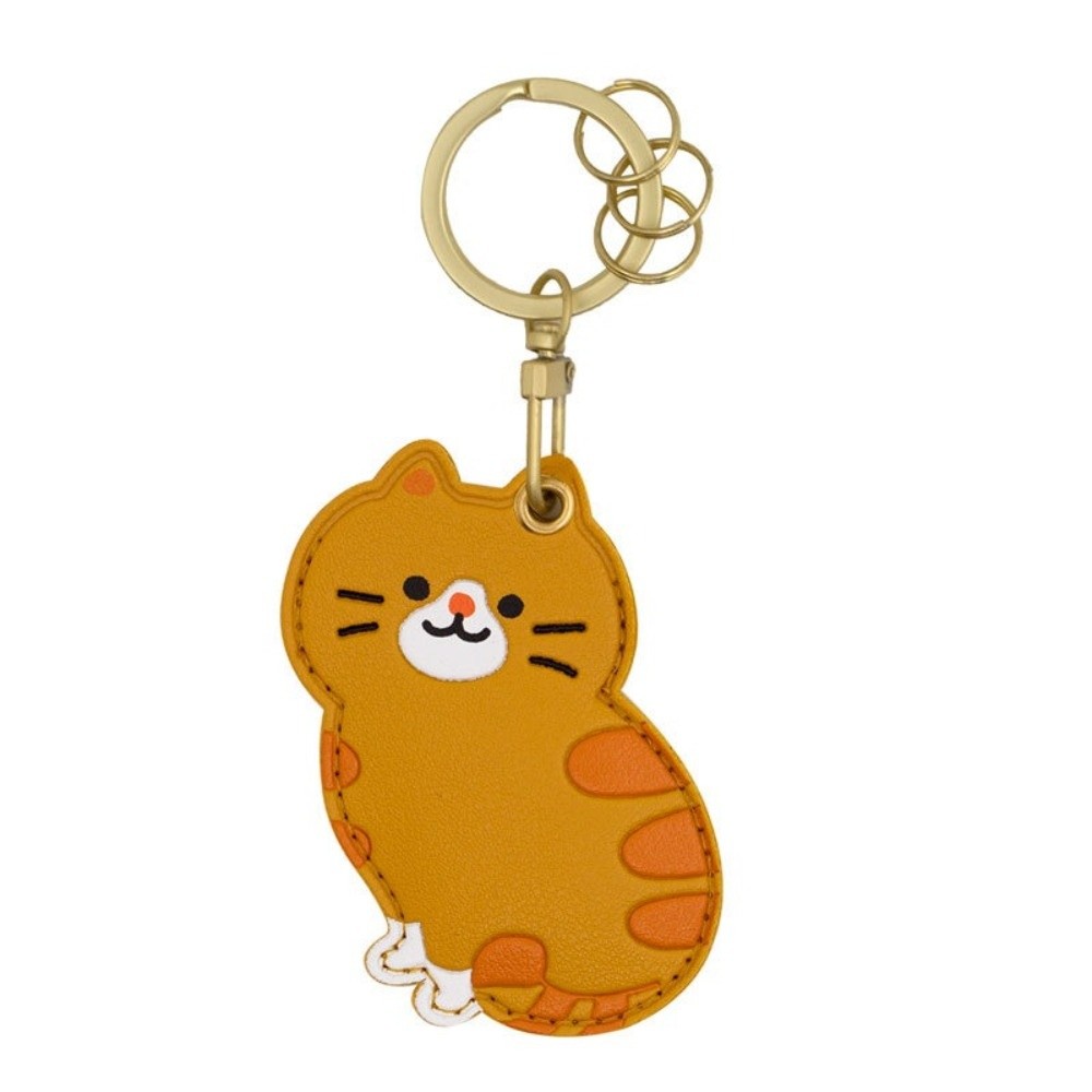 Key Holder Leather Pouch - Porta carte di accesso per gatti