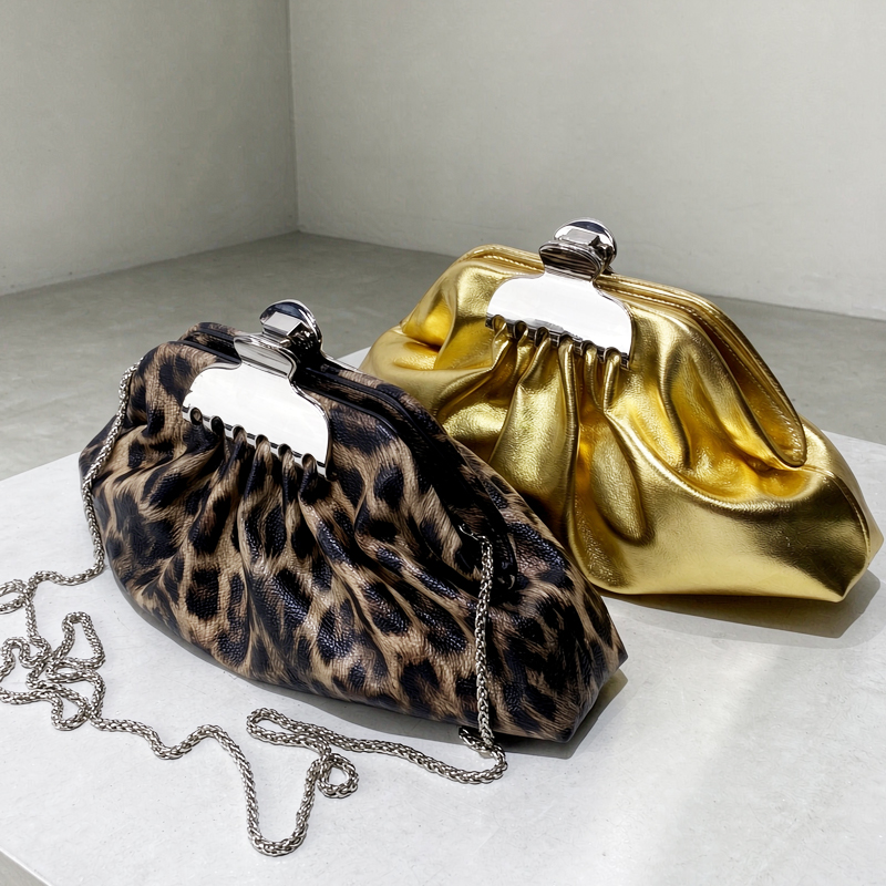 Luxury Bags Of 2026 - Borsa da sera con stampa leopardata