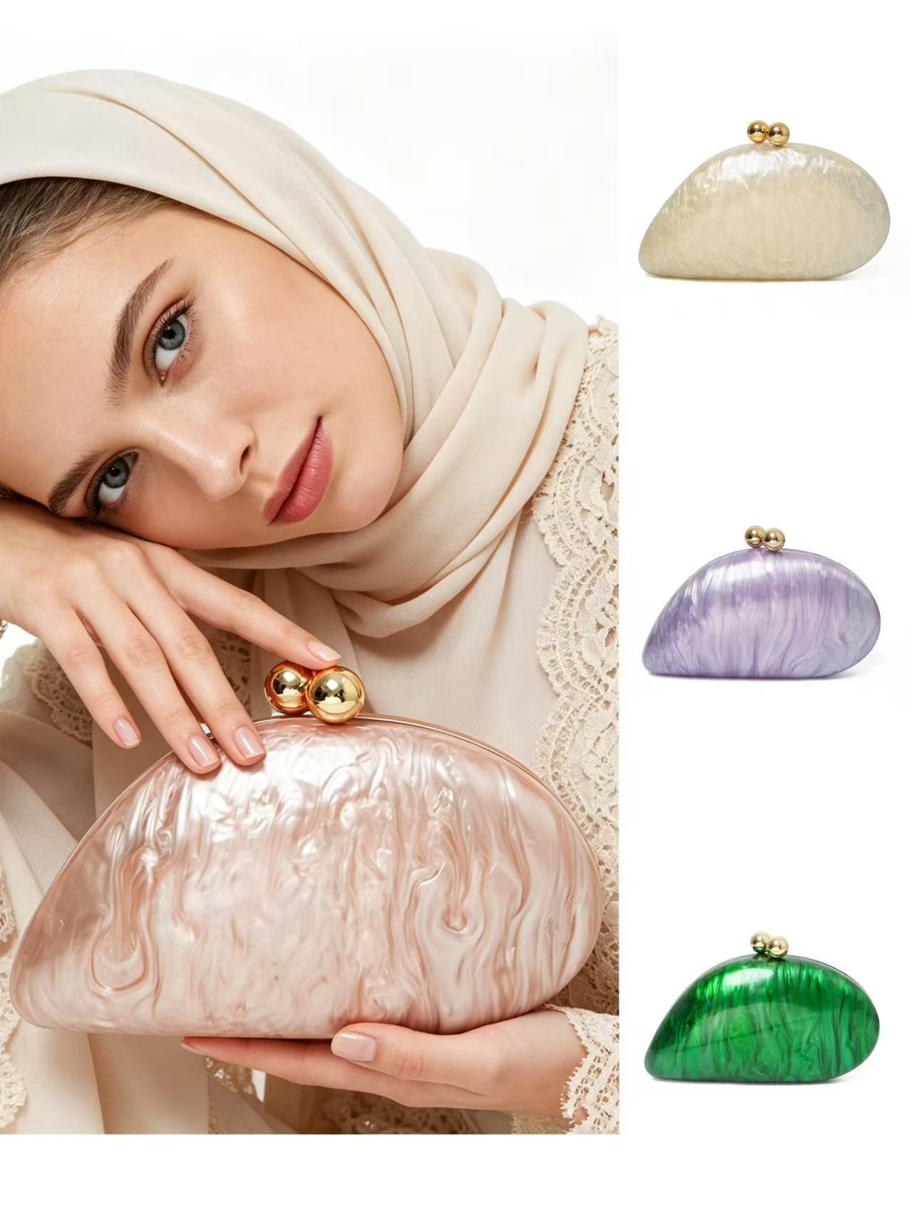Luxury Bags Of 2026 - Borsa da sera in acrilico irregolare