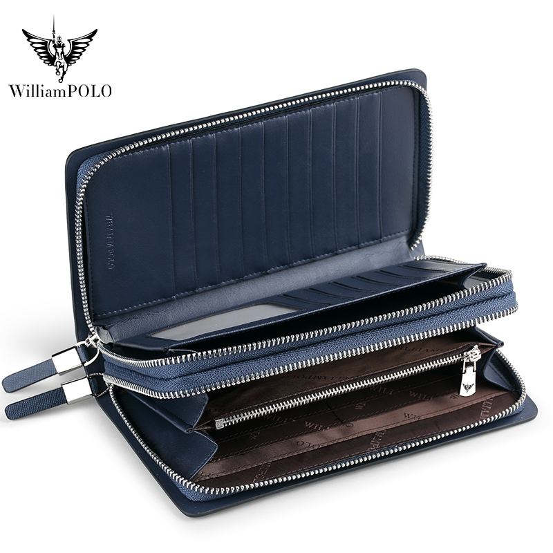 WILLIAMPOLO Borsa Clutch in Pe - Key Holder Leather Pouch recensione e prezzo