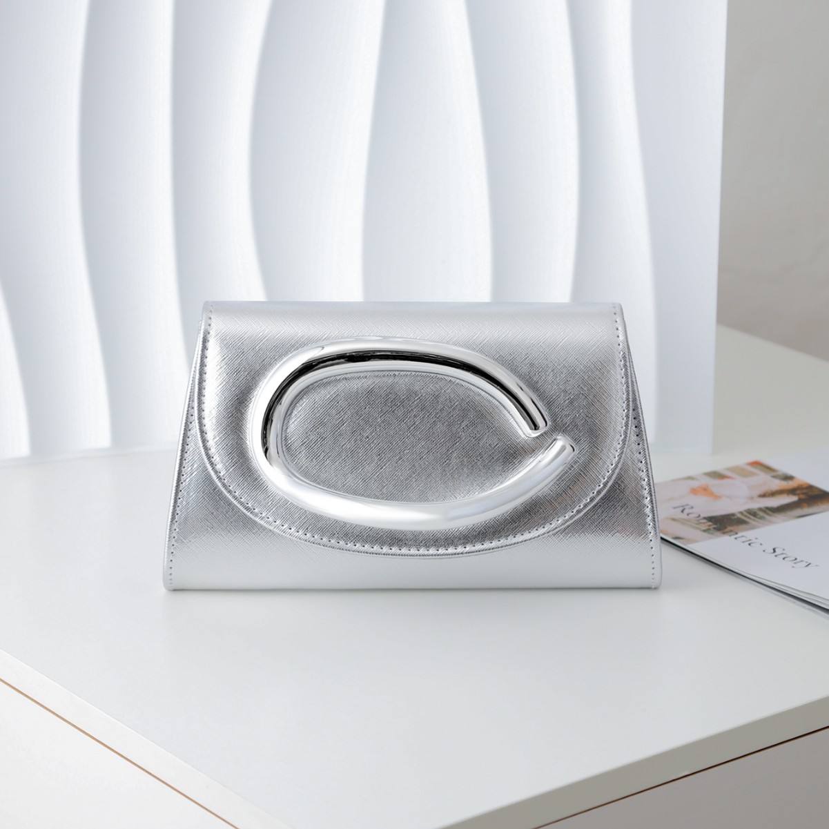 Borsa da sera in PU argento te - Luxury Bags Of 2026 recensione e prezzo