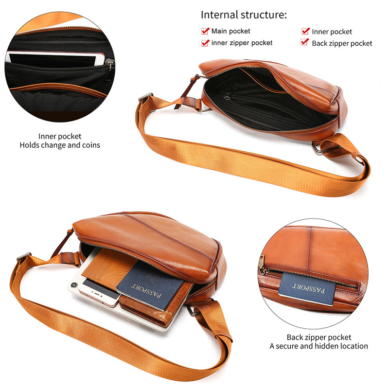 Borsa a tracolla da uomo in ve - Saddle Bag Distressed recensione e prezzo